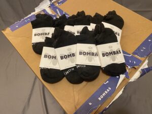 Solid Pique Black Ankle Socks [Small]