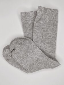 Lightweight Marl Gray Crew Socks [Medium]