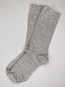 Lightweight Marl Gray Crew Socks [Medium]