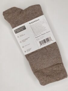 Lightweight Gray Crew Socks [Medium]