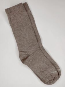 Lightweight Gray Crew Socks [Medium]