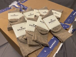 Lightweight Gray Crew Socks [Small]