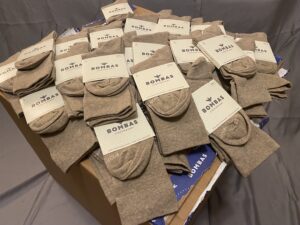 Lightweight Gray Crew Socks [Small]
