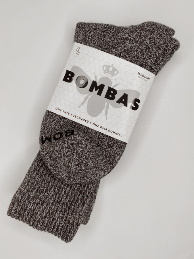 Dark Gray - Marl Crew Socks [Medium]
