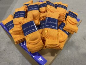 Virgin Atlantic [Large] Solid Orange Half Calf 