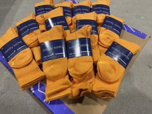 Virgin Atlantic [Large] Solid Orange Half Calf 