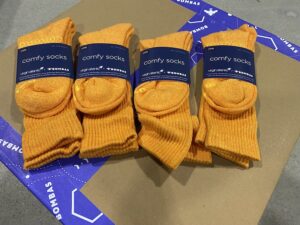 Virgin Atlantic [Large] Solid Orange Half Calf 
