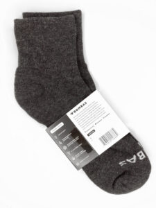 Dark Charcoal - Solid Pique Quarter Socks [Medium]