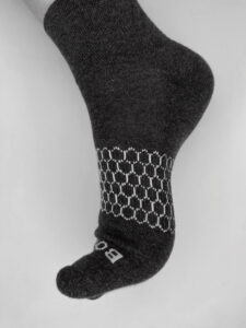 Dark Charcoal - Solid Pique Quarter Socks [Medium]