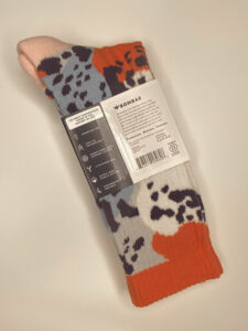 Moonbeam Leopard Camo Calf Socks [Medium]