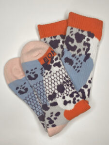 Moonbeam Leopard Camo Calf Socks [Medium]
