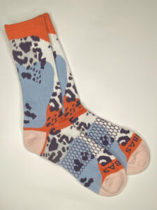 Moonbeam Leopard Camo Calf Socks [Medium]