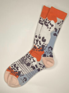 Moonbeam Leopard Camo Calf Socks [Medium]