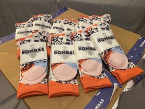 Moonbeam Leopard Camo Calf Socks [Medium]