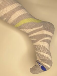 Dovegrey Marl Zebra Calf Socks  [Medium]